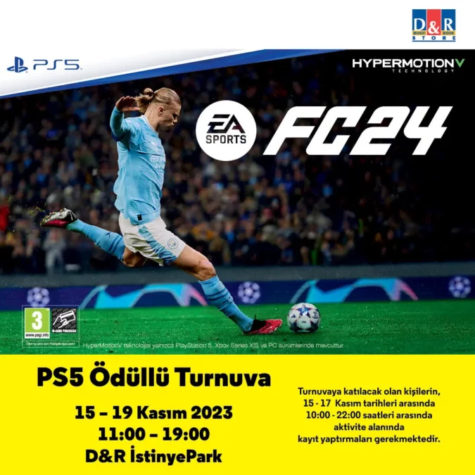 PS5 Ödüllü EA Sports FC24 Turnuvası